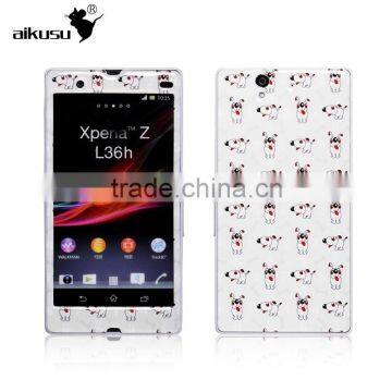 Newly arrival full body cover decorative decal vinyl skin sticker for sony Xperia L36H