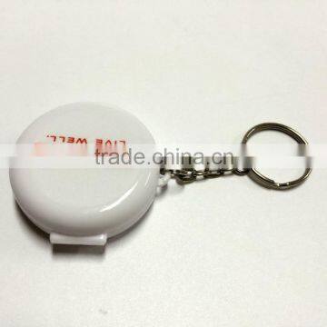 one case travel pill case with key chain