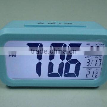 digital intelligent clock, LCD clever clock, digital smart light clock