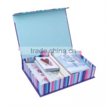 Paper handmade wedding invitation card box,latest wedding card designs,30 card in box book style wedding invitation card 2012