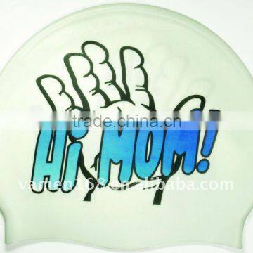 Original Picture and Design Silicone Funny Swim Cap For Adult