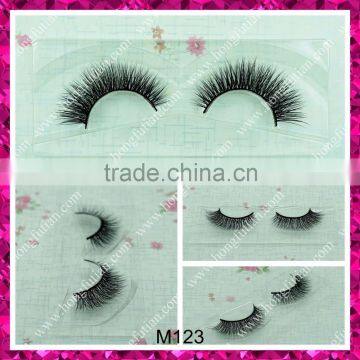 NEW Clear Invisible Band Eyelash 3D Mink Eyelash