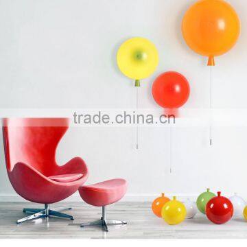 Modern glass wall fitting, Colored Memory balloon bracket light