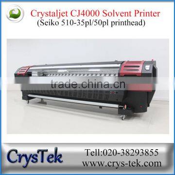 CRYSTEK Wide format Outdoor 3.2m Crystaljet CJ4000 digital inkjet solvent printer