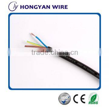 H05VV-F Hongyan brand copper/bc conductor flexible electrical cable