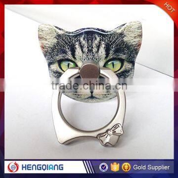 360 Rotation Cute Metal Cartoon Shap Holders Finger Animal Ring Holder For Smartphone