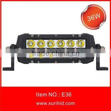 New Level Motorsports Terms, Pencil/Flood double row 36W led light bar, PC, IP67 Offroad light bar