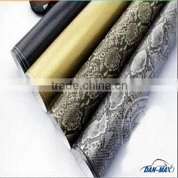 Super durable stretchable color changed snake skin car wrap