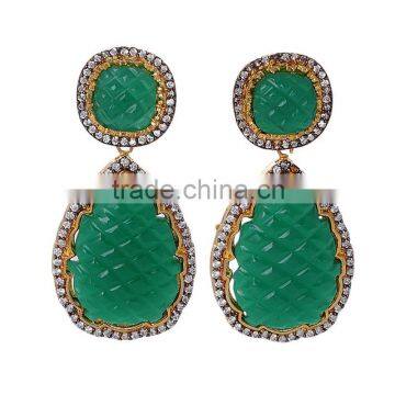 FASHION CUBIC ZIRCONIA EARRINGS ER-676-1080