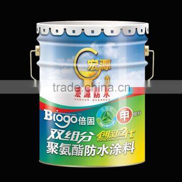 china supplier solvent based pu/two component polyurethane waterproof coating
