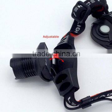 POPPAS T20 ZOOM Adjustable High Powerful Led Flashlight Headlamp Led photo-3