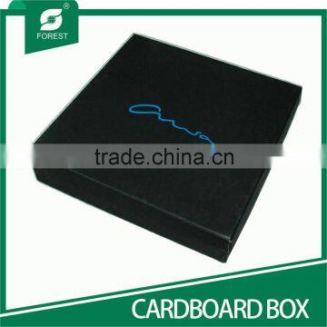 MATT BLACK HIGH END CARDBOARD BOXES FOR JEWELRY PACKAGING WITH CUSTOM LOGO                        
                                                Quality Choice