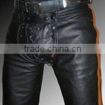 baggy leather pants