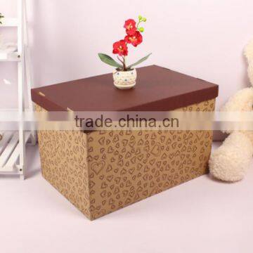 Attractive and Durable B-flute Material Hot-selling Design of Foldable Storing Packing Box