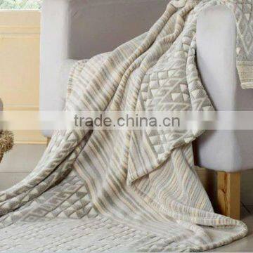 soft coral fleece blanket fot hotel bedsheet