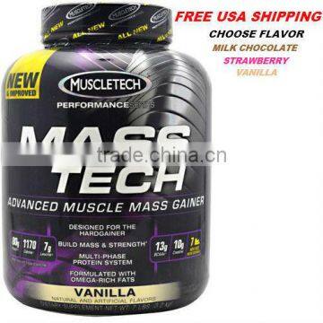 MuscleTech MASS-TECH Muscle Gainer Protein All Flavors