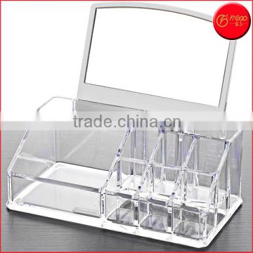 2016 Customized Oem Acrylic Organizer Cosmetics Display Acrylic Makeup Organizer