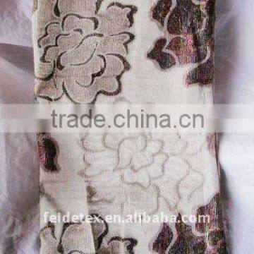 100%polyester cut-out curtain fabric