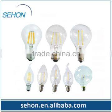 Alibaba Express Germany E27 warm white glass LED lamps/lampada/lampe AC 220v for the house