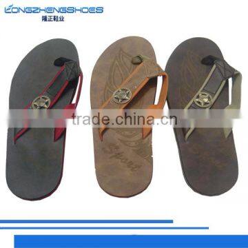 New product black thong sandals mens flip flops made in China