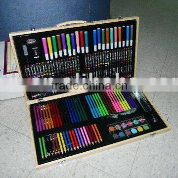 180pcs art set with wooden box