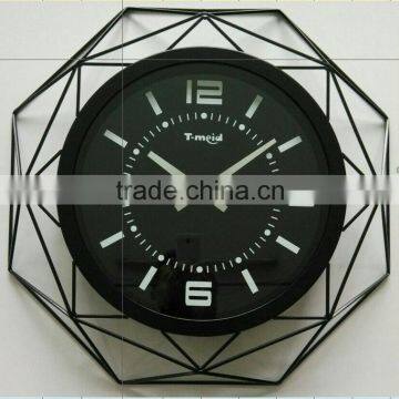 Christmas gift fashion wall clock metal wall clock home decor A battery wall clock Metal clock