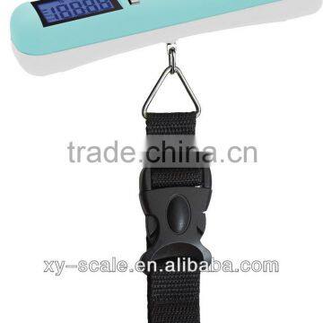 portable luggage scale with strap