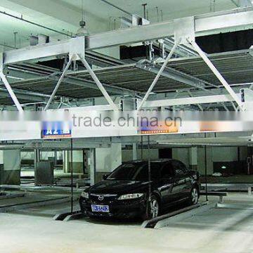 Motor drive lift sliding car parking system