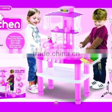 Highest Quality kitchen counter suit play set with light and music for children