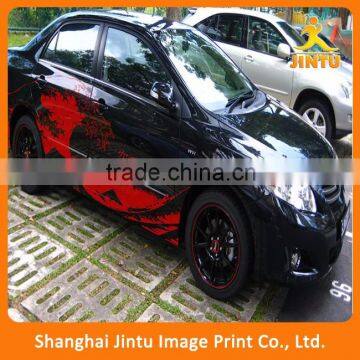 matte red color car wrapping vinyl sticker