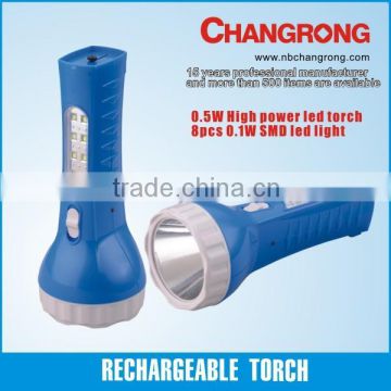 Powerful rechargeable LED torch