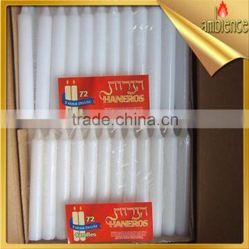 pillar candle decoraction lighting white household candle no drip smokeless candle