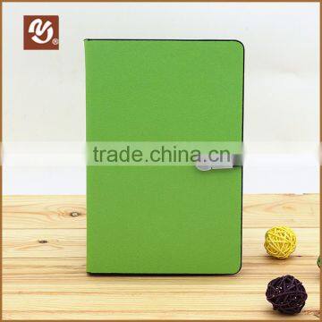 2015 Besr Seller artificial leather agenda notebook with flash memory