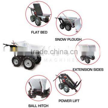 BY250 Garden Tracked Power Barrow 250kg Loading Power Barrow