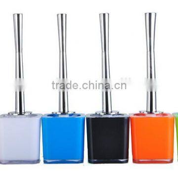 Rainbow Colored Style Square Contracted Type Toilet Brush Set