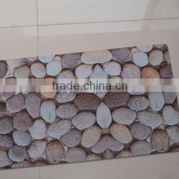 polyester printing stone pattern rubber mat