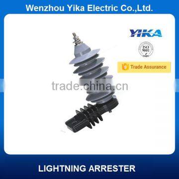 Wenzhou Yika IEC Standard 12KV Metal Oxide Gapless Lighting Arrest