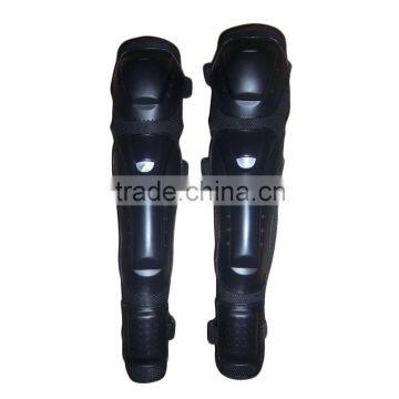 Black motocross knee protection safety legs higher gear