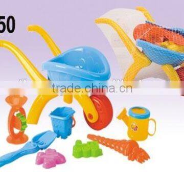 2015 New Kids Steel Garden Beach Wheel Barrow Play Set With Tray