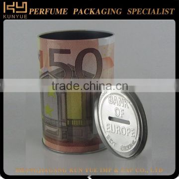 Stylish perfume metal tin can box