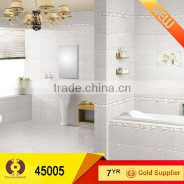 New design 30x45cm ceramic wall tiles for bathroom (45005)