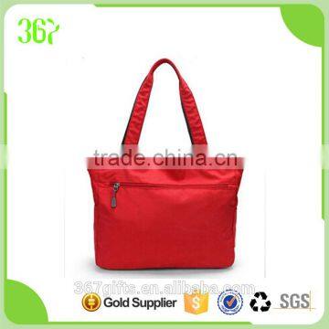 Promotional High Quality Nylon Messenger Handbag With Zipper Pocket photo-3