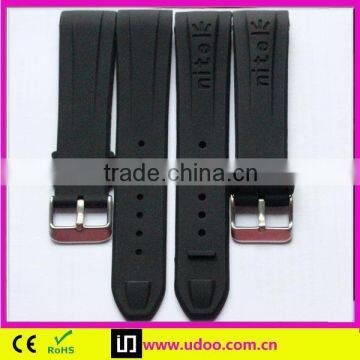 Top quality rubber watch strap