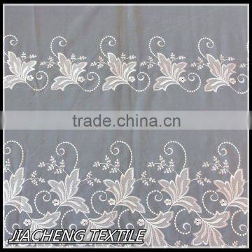 [ready made]XH-38 15 years top-rated golden seller newest 100% polyester embroidered fabric