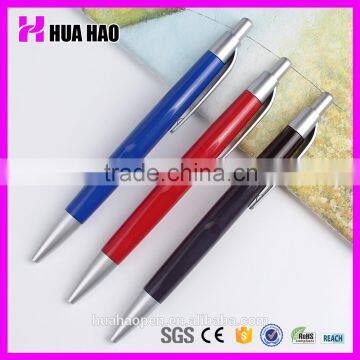 2015 Hot HuaHao Metelic color touch pen plastic ball pen for sale