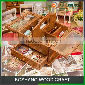 Boshang Home Wooden Jewelry Storage Box