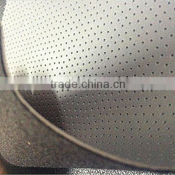 Embossed Pattern PVC Perforated Car Leather