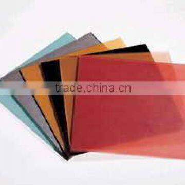 windshield type car colored laminated safety glass