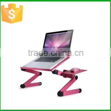 adjustable height aluminum folding laptop desk HDL-810