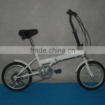 16''foldable folding bicycle bike made in china